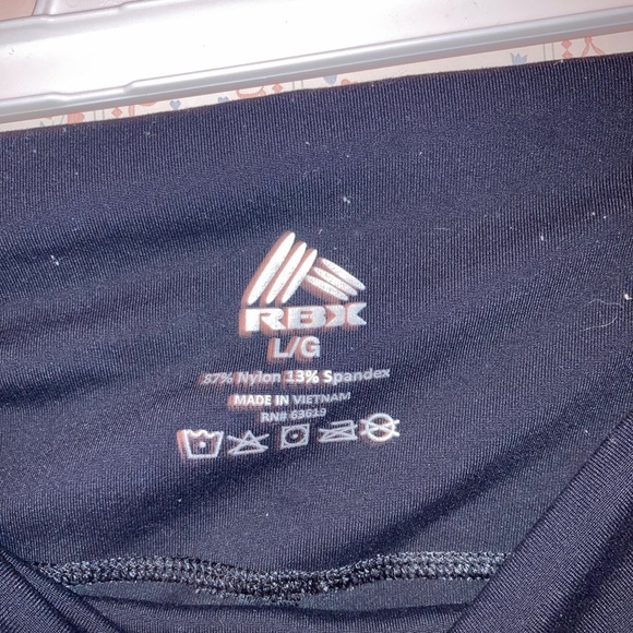 Black athletic leggings RBX size large - Picture 3 of 4